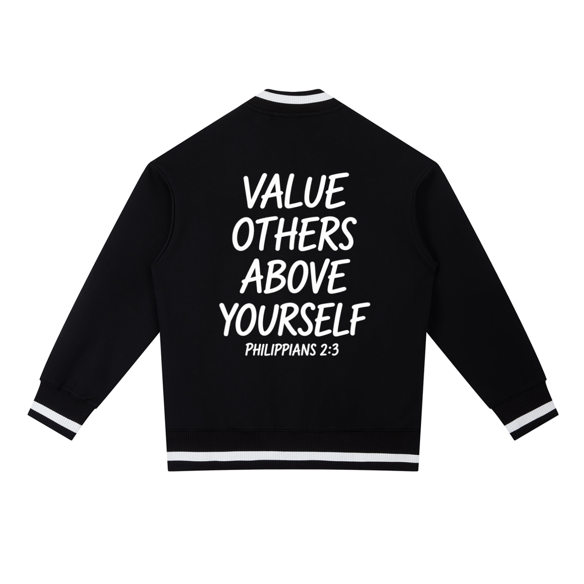 Contrast Piping Zip Bomber Jacket