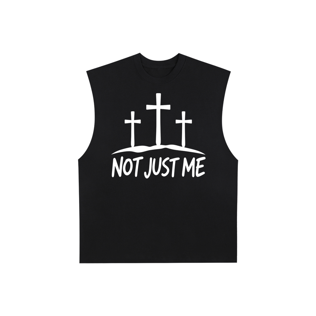Raw Edge Cotton Tank Top