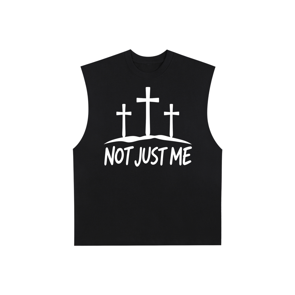Raw Edge Cotton Tank Top