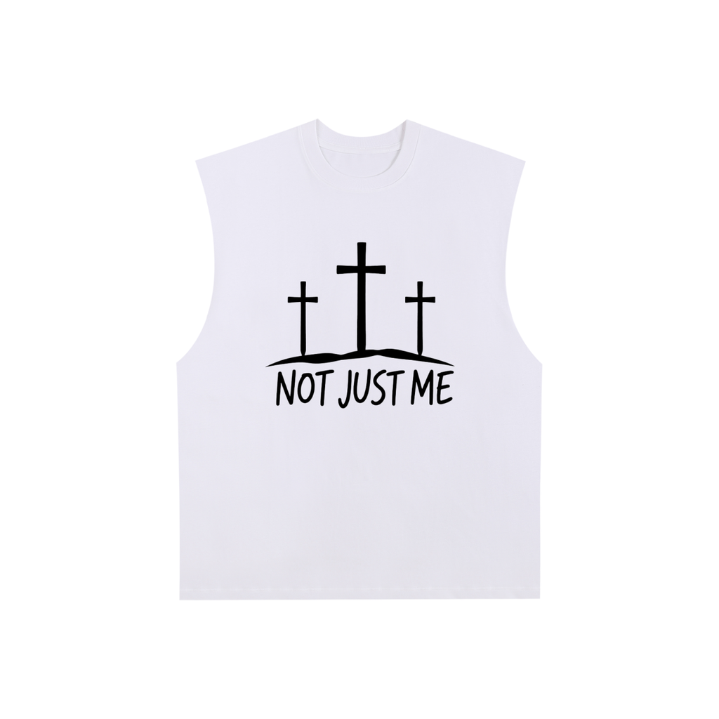 Raw Edge Cotton Tank Top